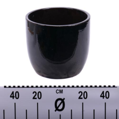 Kvetináč keramický black 30x27 3/4