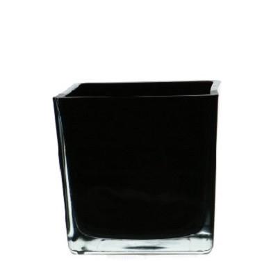 Glass colour Cube taper d14*14cm