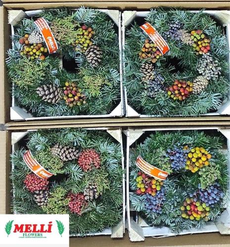 Siervruchten per stuk Sierfruit krans H%