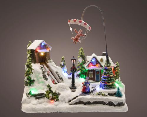 Krajinka vianočná LED