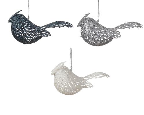 Vtáčik glitre mix záves