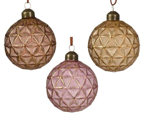 Guľa vianočná x1 sklo