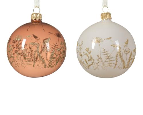 Guľa vianočná x1 sklo