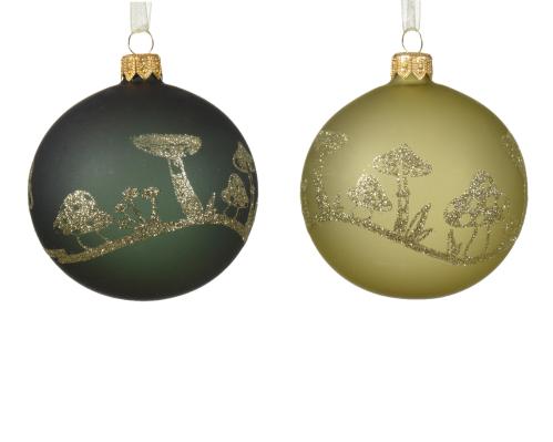 Guľa vianočná x1 mix sklo