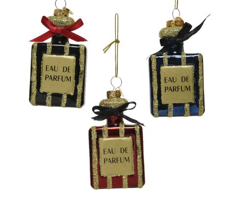 Guľa vianočná x1 fľaška sklo