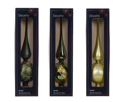 Špic na vianočný stromček mix sklo