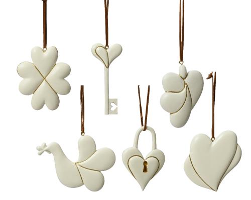 Dekorácia keramická záves