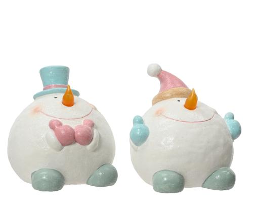 Snehuliak keramický