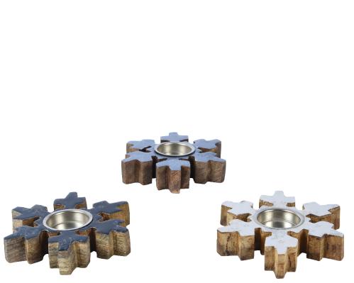 Svietnik na čajový kahanec drevo