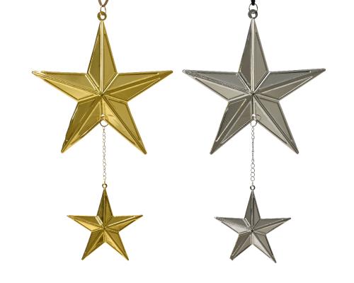 Hviezda x2 zlatá záves