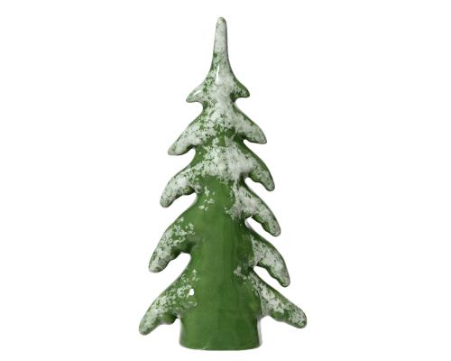 Stromček keramický zelený 13.2x5.5x26cm