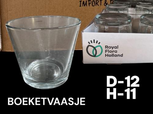 Glazen vaas H%