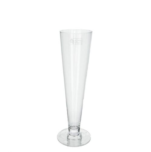 Glass Lilyvase conical d08*40cm