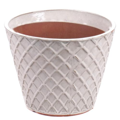 Kvetináč keramický beige 30x24 2/3