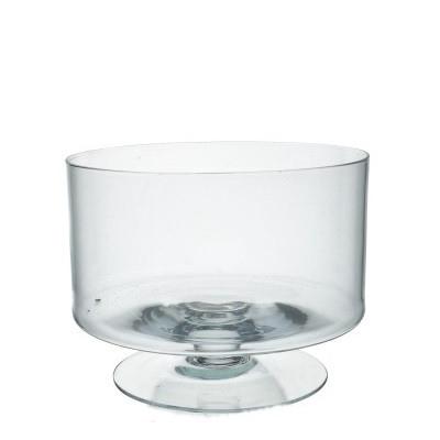 Glass Exclusive Bowl/foot d24*18cm