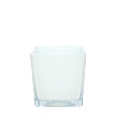Glass colour Cube taper d10*10cm