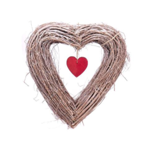 Srdce vinič prútené exclusív 30cm
