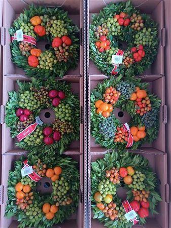 Siervruchten per stuk Sierfruit krans H%