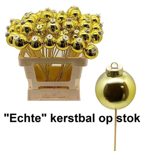 Kerstbal op stok H%