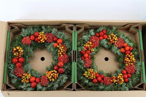 Siervruchten per stuk Sierfruit krans H%