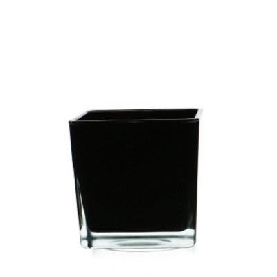 Glass colour Cube taper d10*10cm