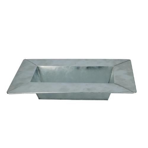 Zinc Bowl rect. d31/20*5cm