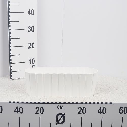 Balcony flower pot BOARDEE - white