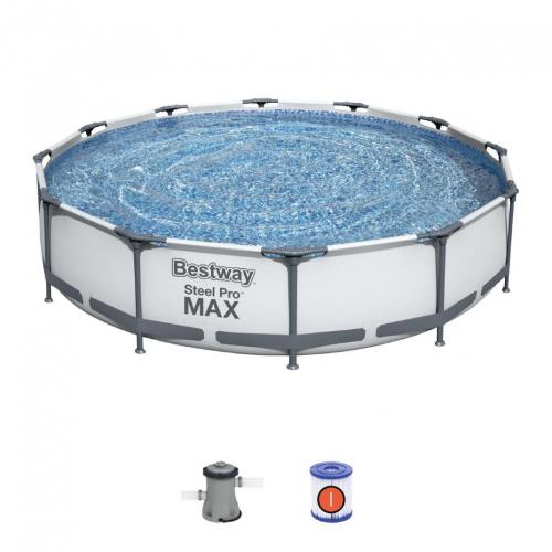 Bazén Bestway Steel Pro MAX, 56416, filter, pumpa, 3,66x0,76 m