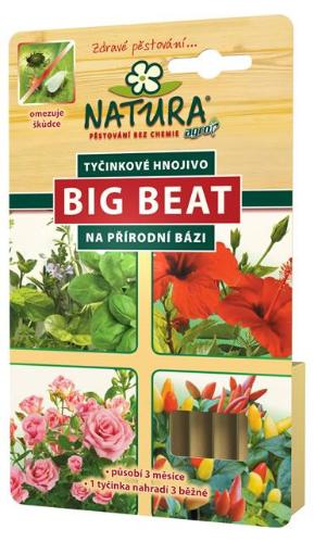 Natura Big Beat tyčinkové hnojivo proti škodcom