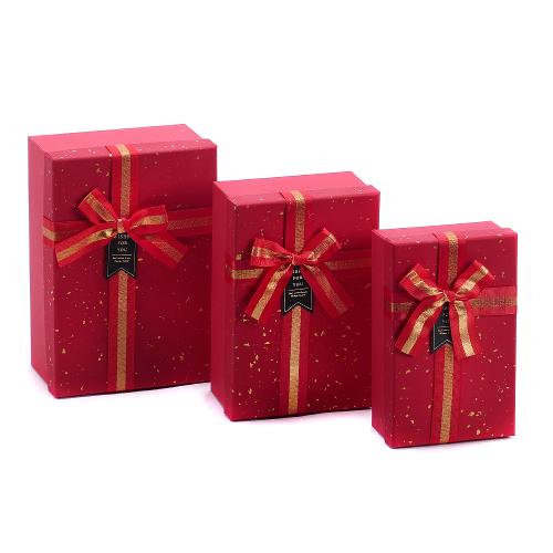 Box obdĺž.červený so stuhou FOR YOU 3/3