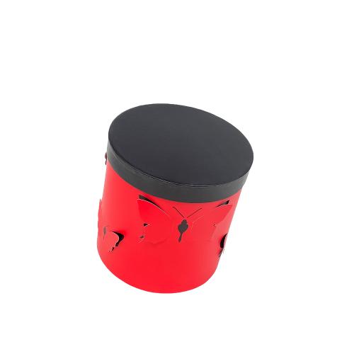 Box okrúhly červený motýle 3/3