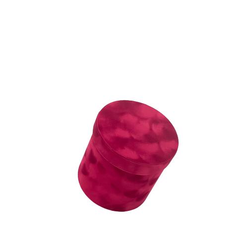 Box okrúhly zamatový bordový 1/3