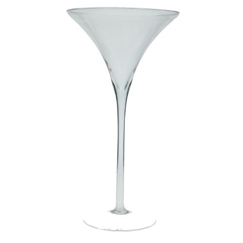 Glass Martini glass d20*40cm