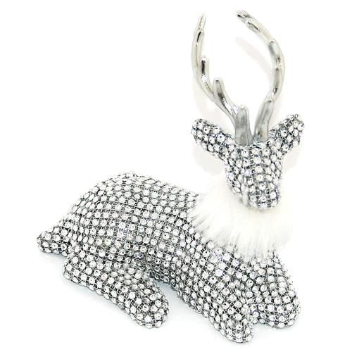 Dekorácia Sob sediaci, 19x17 cm