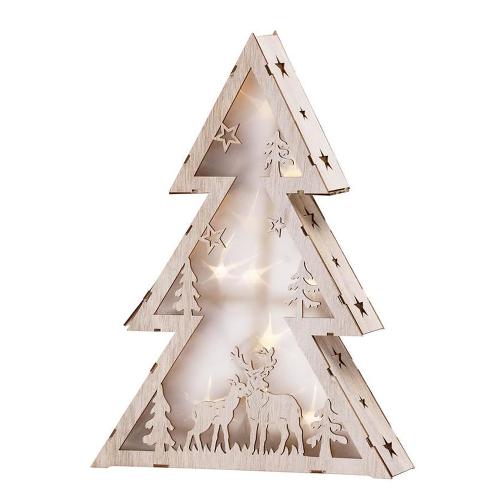 Dekorácia Stromček, 10 LED, 29x6x40 cm