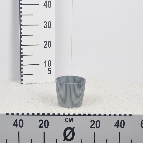Flower pot Milly Round - light gray