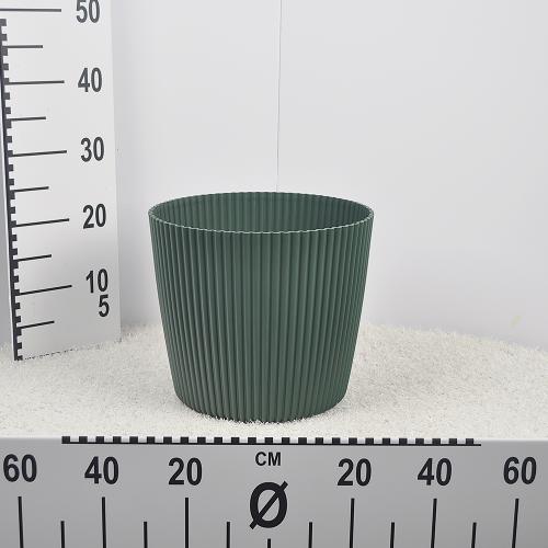Flower pot Milly Round-pine green