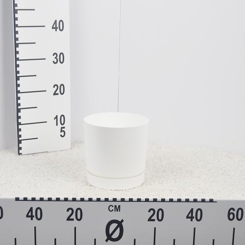 Flower pot TUBO P - white