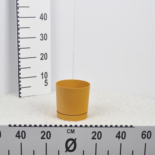 Flower pot TUBO P - mustard