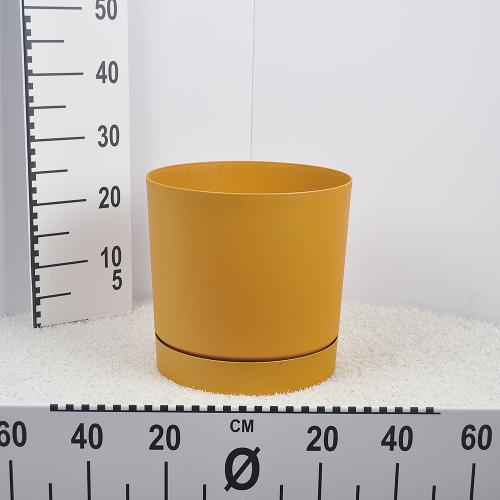 Flower pot TUBO P - mustard