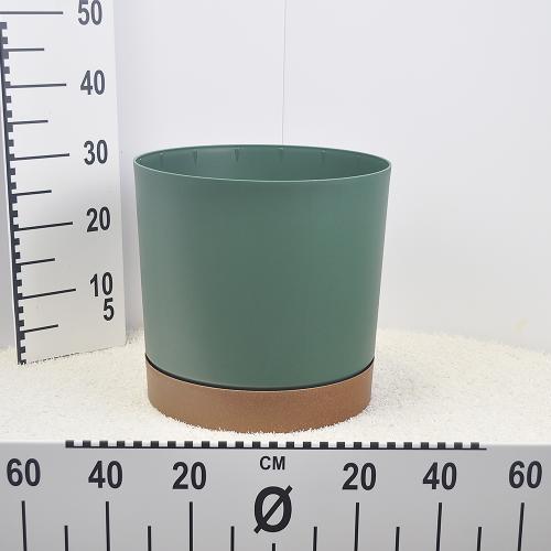 Flower pot TUBO PM - pine green
