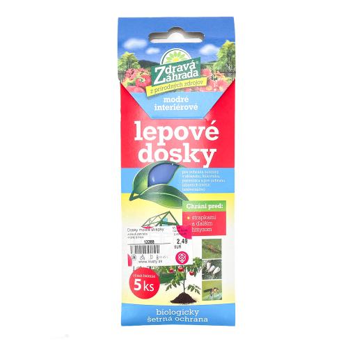 Zdravá záhrada modré lepové dosky 5ks interiérové