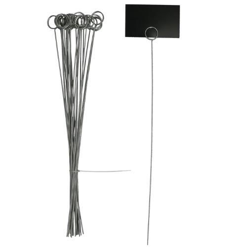 Labels Cardholder metal 40cm