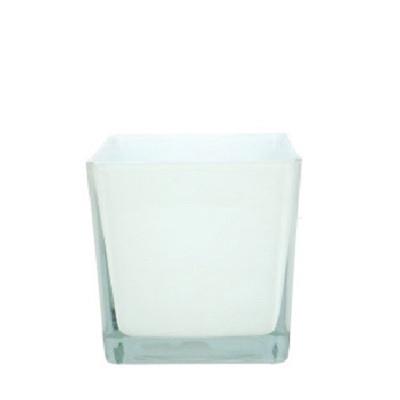 Glass colour Cube taper d12*12cm
