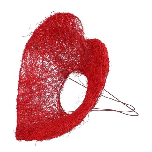 Bouquetholder Heart sisal d20cm