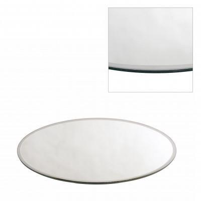 Glass colour Plate mirror round d40cm