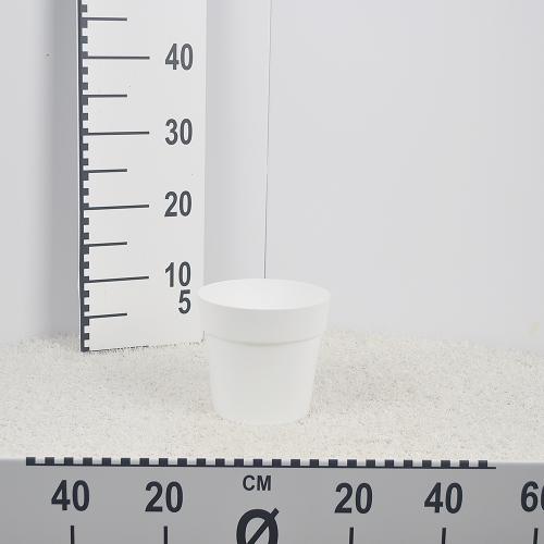 Flower pot Cube Basic-white