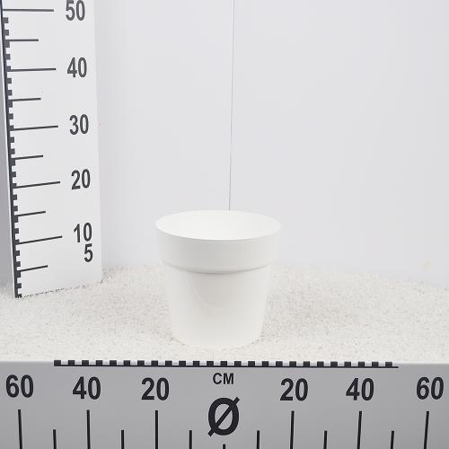 Flower pot Cube Basic-white