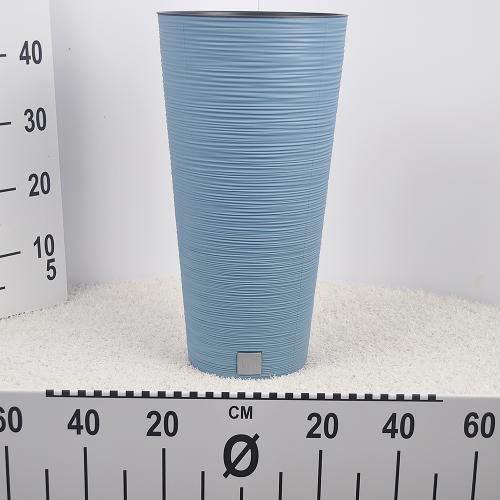 Flower pot FURU ROUND - scandinavian blue