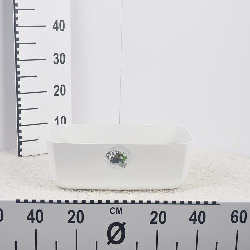 Flower pot GRACIA CASE - white